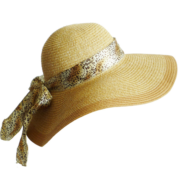 hat with satin band