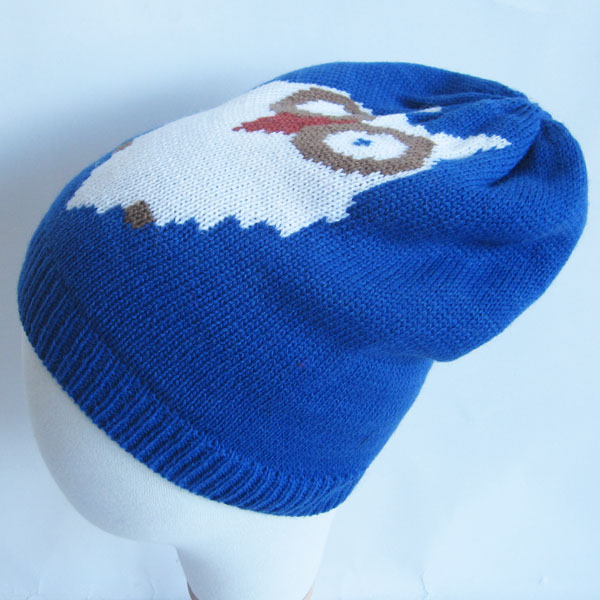 acrylic jacquard hat