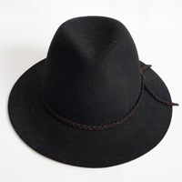 hat with PU string