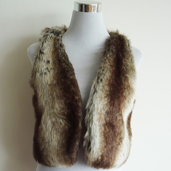 fake fur vest