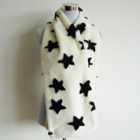 stars jacquard scarf