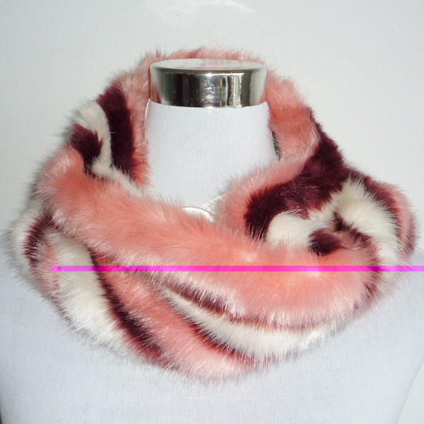 fake fur twisted snood