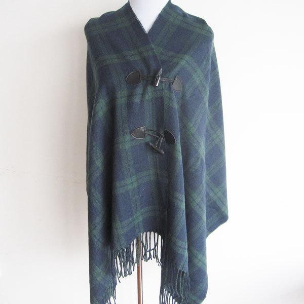 check cape with toggle