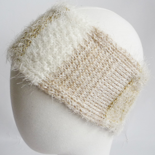 feather yarn headband