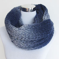 acrylic mohair dip yarn snood