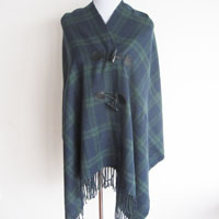 check cape with toggle