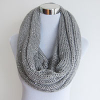 acrylic snood with sequin