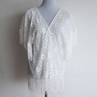 lace beach kimono