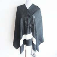 stripe cape with toggle