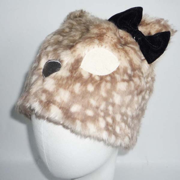 fake fur animal hat