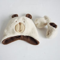 animal trapper/mitten set