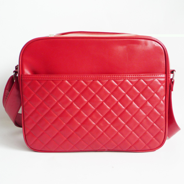 red PU bag