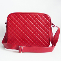 red PU bag