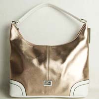gold PU bag