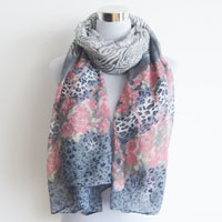 polyester printed scarf