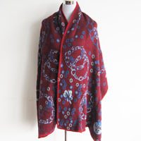 jacquard poncho