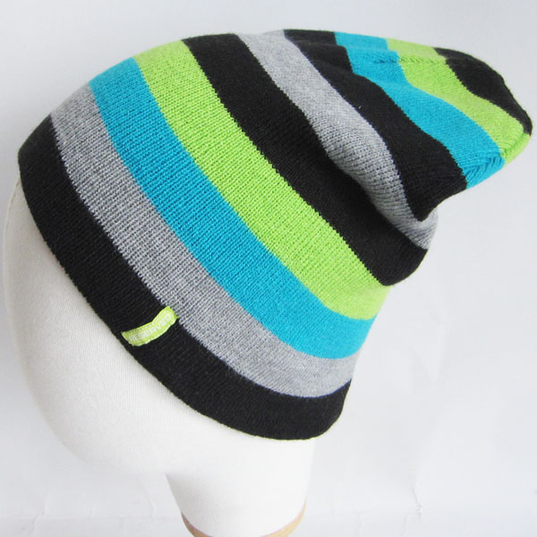 acrylic stripe hat