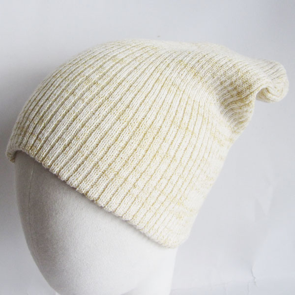 acrylic hat with lurex