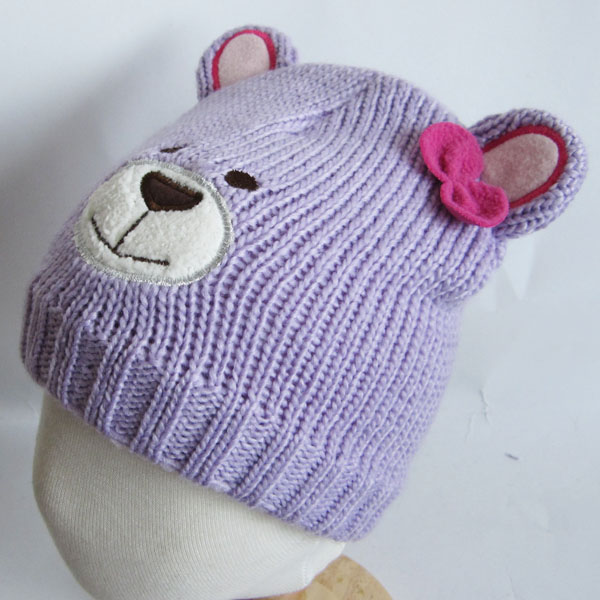 girl's acrylic animal hat