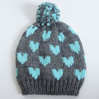 girl's jacquard hat