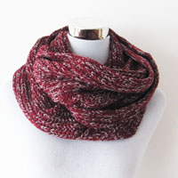 men's acrylic multi color snood