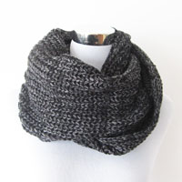 men's acrylic multi color snood