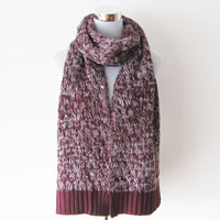 men's acylic multi color scarf