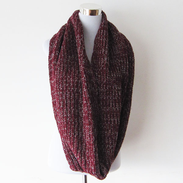 men's acrylic multi color snood