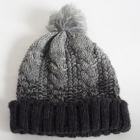 chunky acrylic cable hat