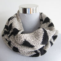 acrylic jacquard snood