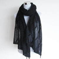 mohair acrylic scarf