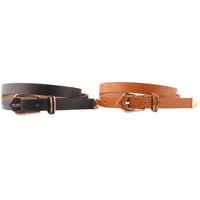 belt with covered buckle