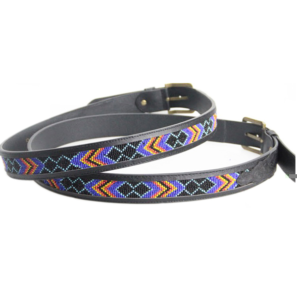 belt with aztec pattern band