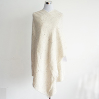 acrylic woven poncho