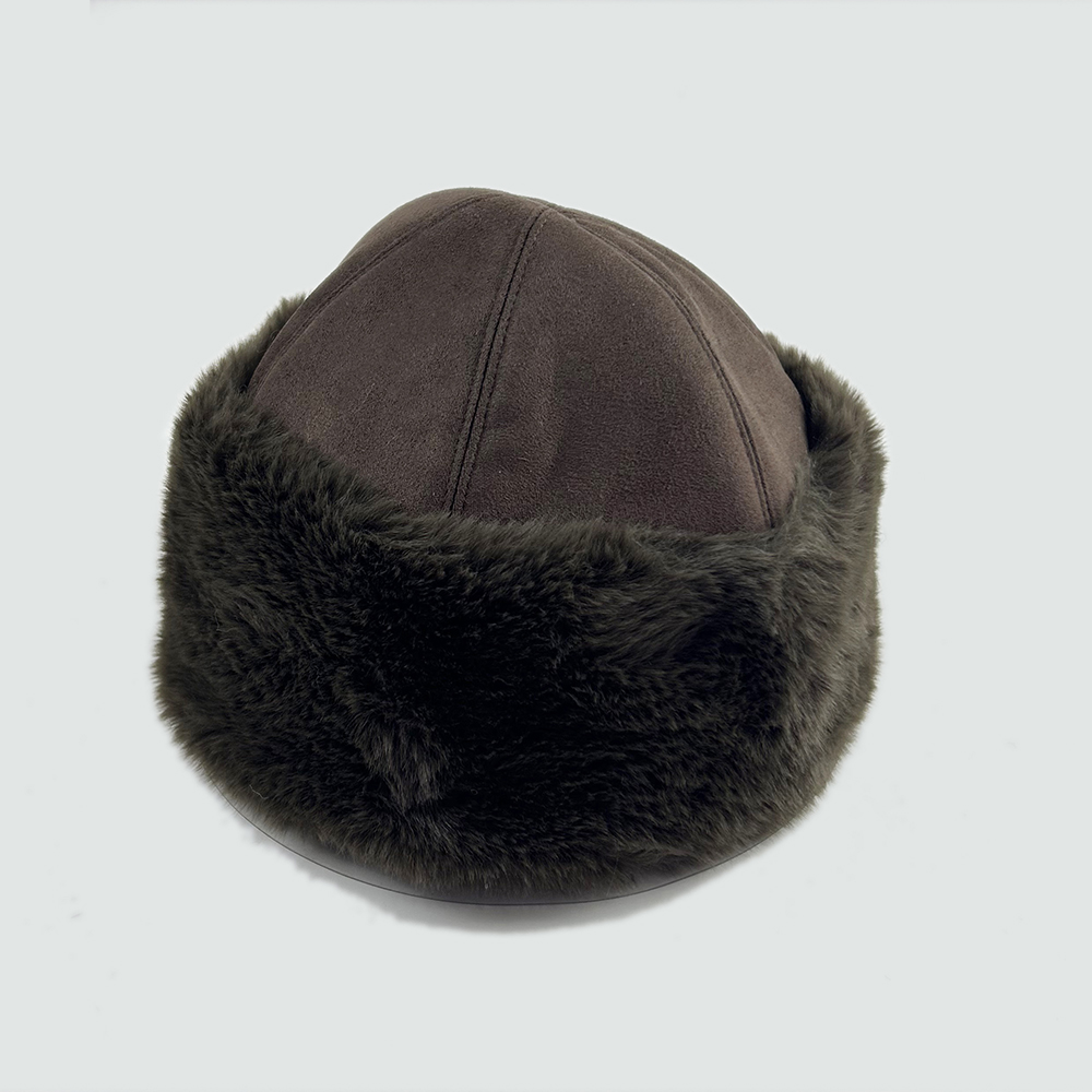 Fake Fur Pillbox Hat